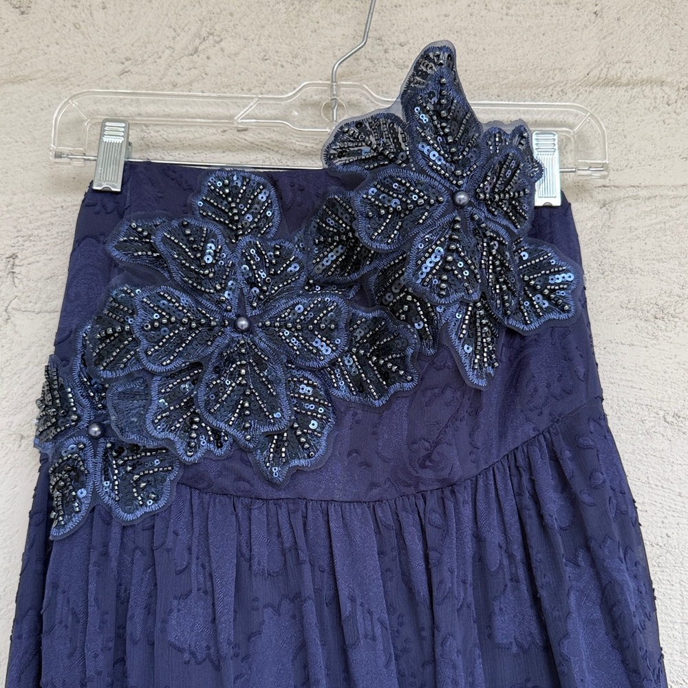 NWT Lilly Pulitzer Mollylin Clip Maxi Dress True Navy Size 6 - Picture 6 of 13